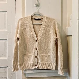 Jenni Kayne Cotton Linen Stanford Cardigan Sz M